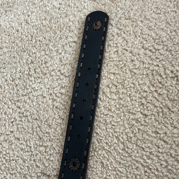 Miss Me black leather belt M - Picture 9 of 10